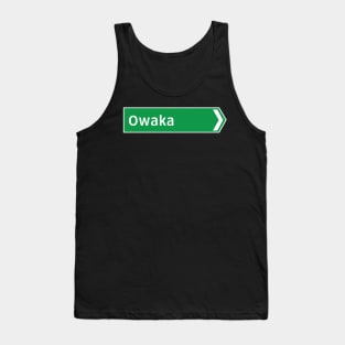 New Zealand Road Signage - Owaka (Southland/Otago) Tank Top